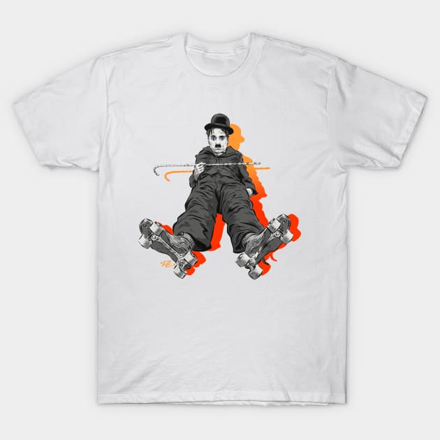 Charlie Chaplin T-Shirt by PLAYDIGITAL2020